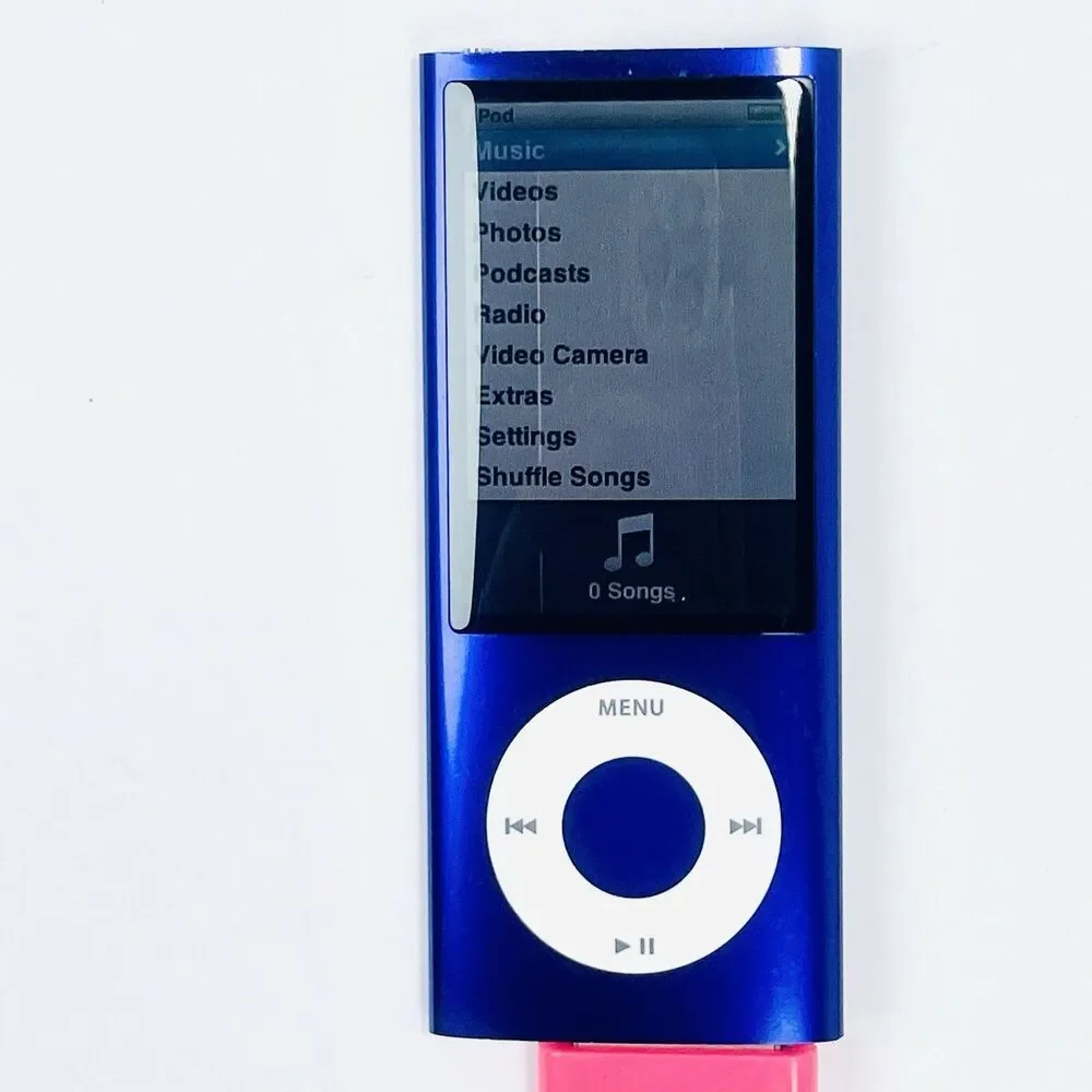Apple iPod Nano 5th Generation 8GB Model A1320 Purple Tested - Needs Battery